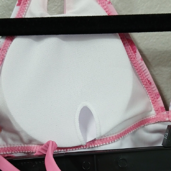 Nwt Cupshe Pink and Blue Cheetah Print Bikini Set Med - Picture 7 of 7